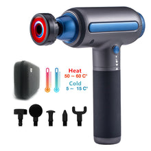 Load image into Gallery viewer, YICOLY professional sports Percussion Deep tissue Fascia  Muscle Massager Electric heated Fascia Gun ice hot massage gun heat therapy and cold therapy function
