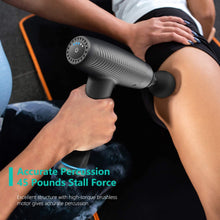 Load image into Gallery viewer, Massage Gun Deep Tissue Percussion Massager for Athletes Muscle Pain Relief, Handheld Electric Fascia Massager Drill Portable Super Quiet Brushless Motor
